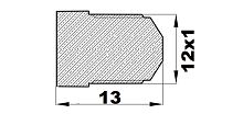 005-B-0 Заглушка цилиндра (12х1нар) латунь
